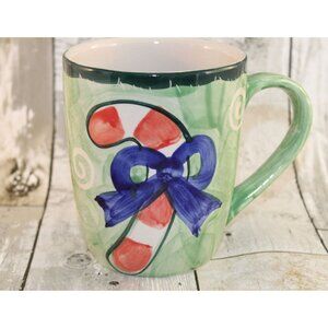 Christmas Candy Cane Large 24 oz Coffee Cup / Tea Mug